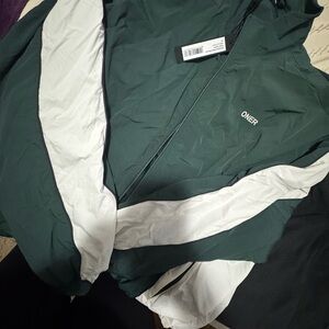 Oner Active Green and White Jacket